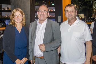 Anne Caspers (Vorstandsassistentin TSV für den Kreis Düren), Ralf Nolten (MdL, CDU), Robert Breuer (Gesamtvorstand LTV)